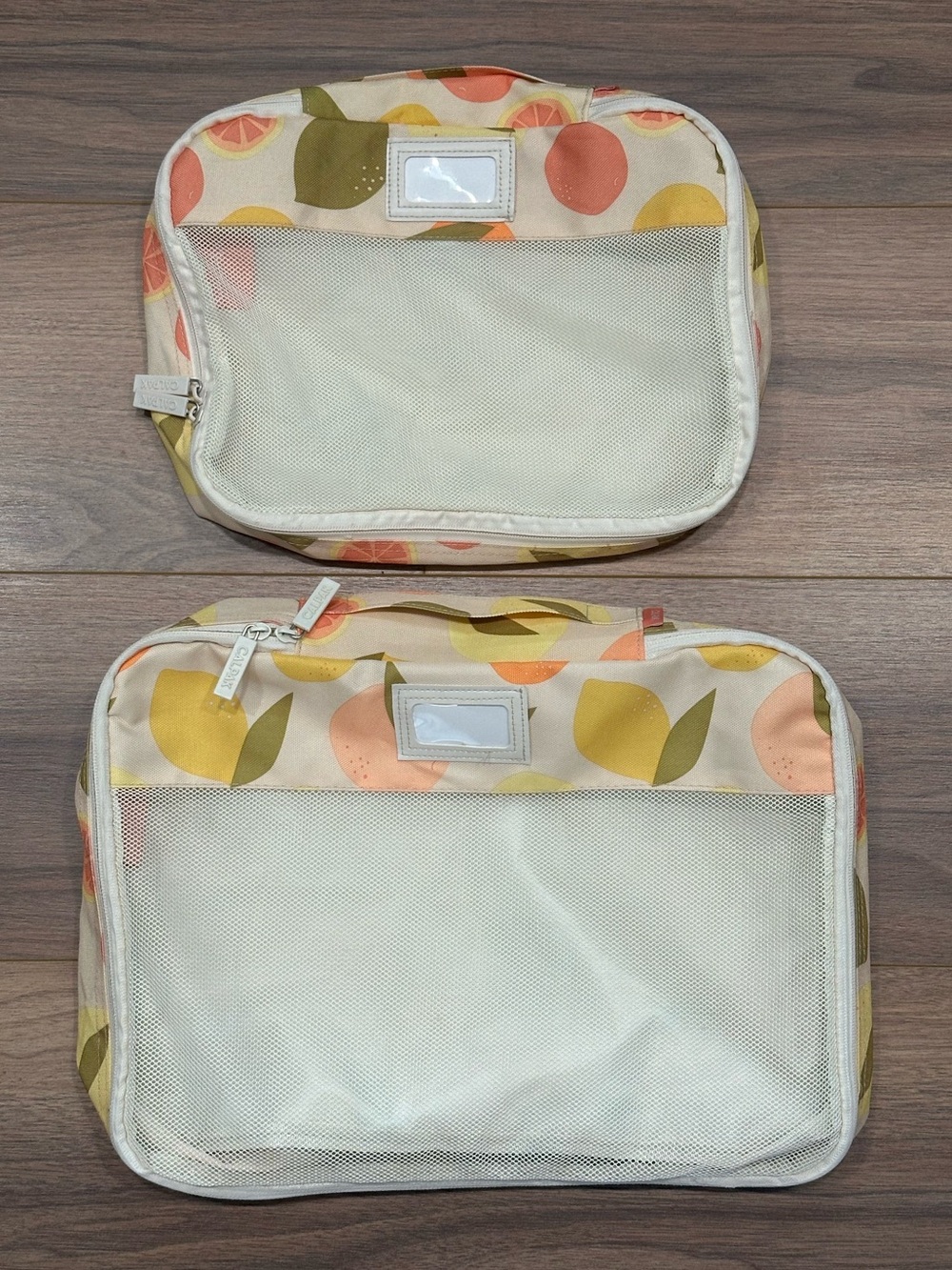 Calpak Packing Cubes Tutti Frutti Citrus Print Set of 2